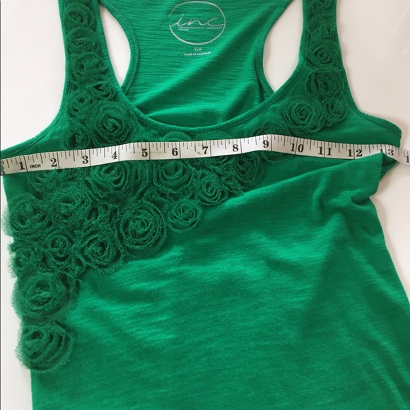 Green Embellished Tank Top - Picture 4 of 8